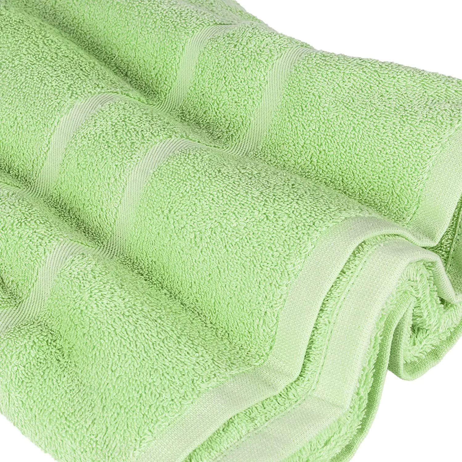 STICKANDSHINE Frottee-Handtücher · Hellgrün · 100% Baumwolle · 500 g/m²